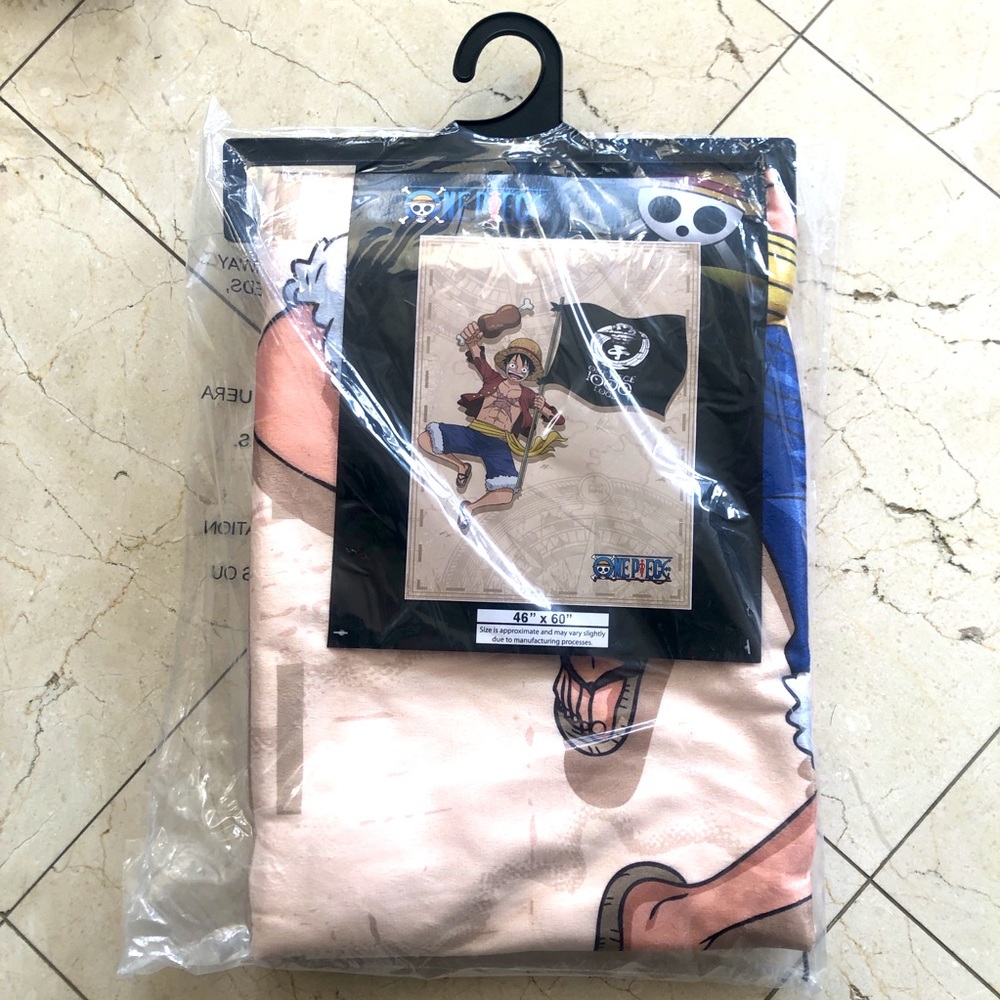 One Piece Luffy Throw Blanket